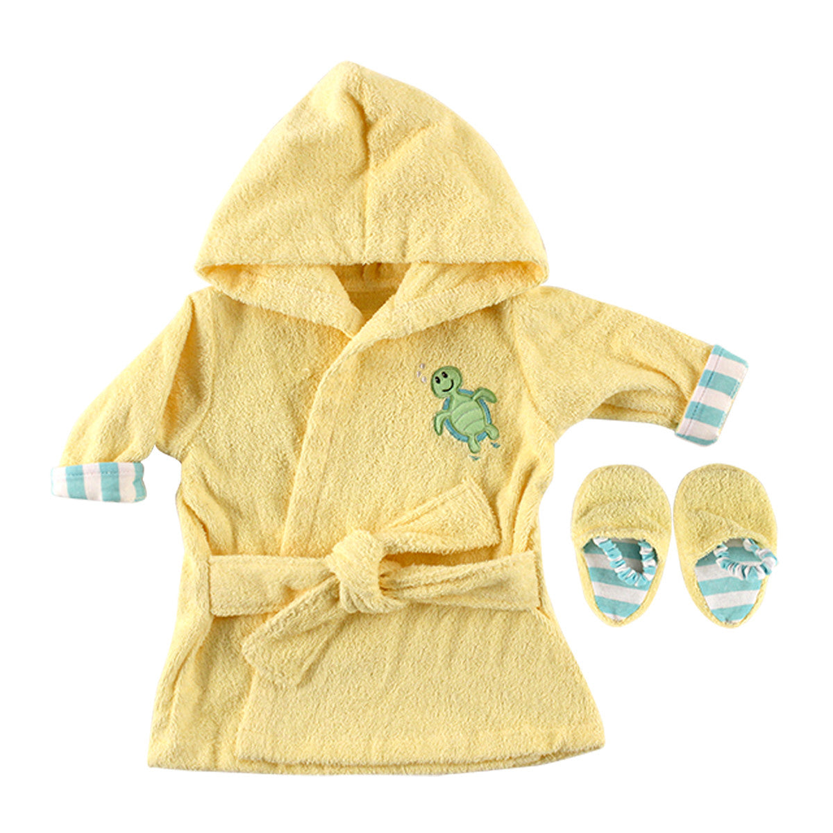 Luvable Friends Sea Character Bath Robe with Slippers 05158