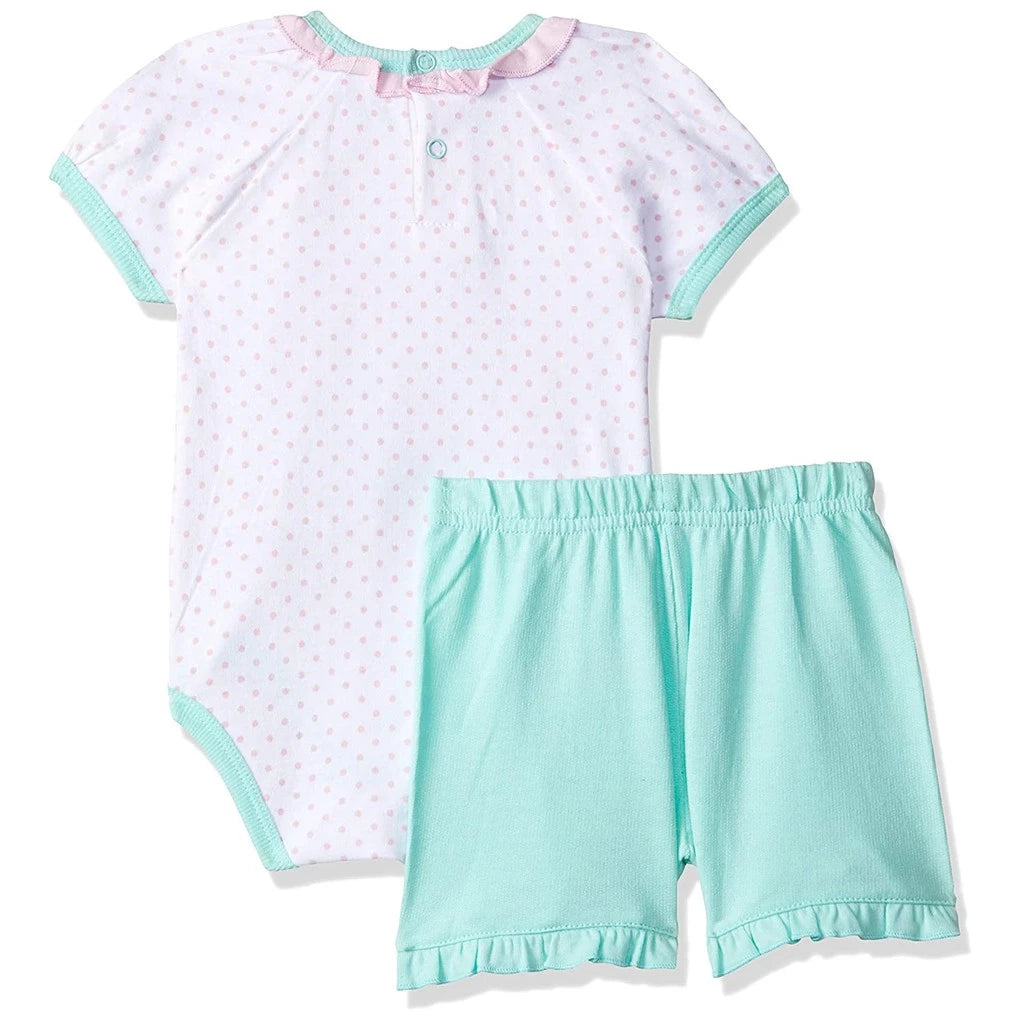 Mother's Choice 3 Piece Set of Bodysuit, Short with Socks For Boys and Girls - IT1057