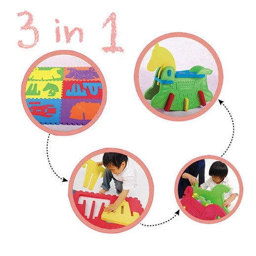 Upsize 3D Puzzle Pony Alex (8001AS2/Green)