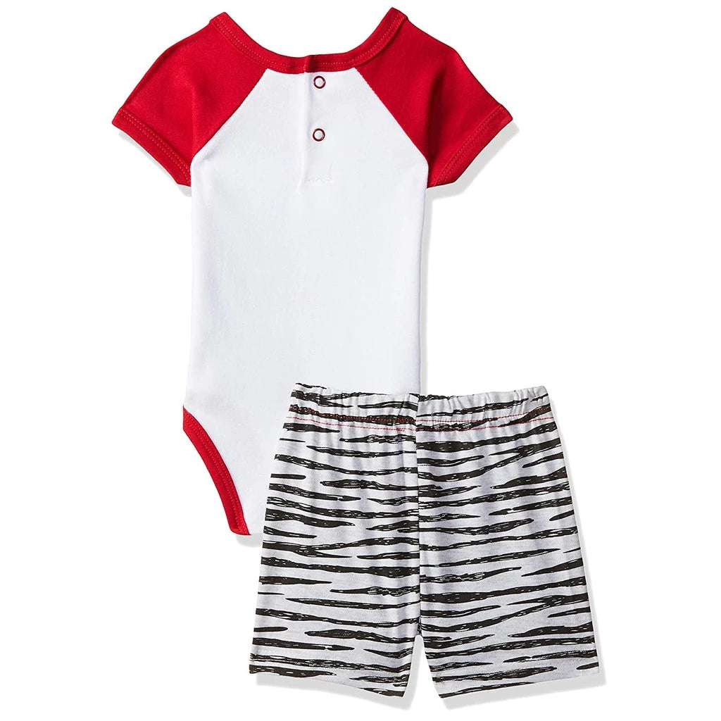 Mother's Choice 3 Piece Set of Bodysuit, Short with Socks For Boys and Girls - IT1064