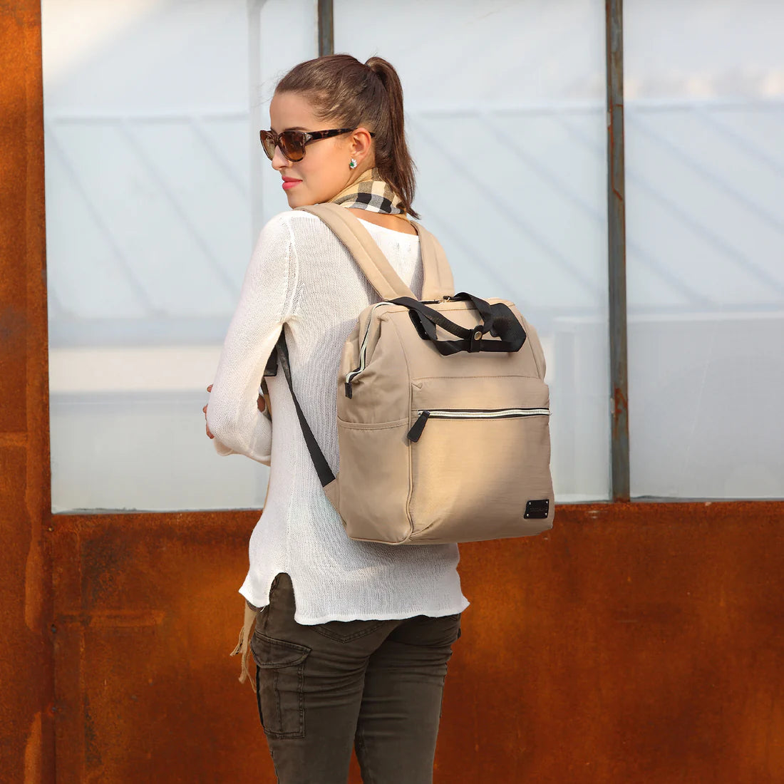 Colorland Zara Baby Changing Backpack (BP124-G/Khaki)