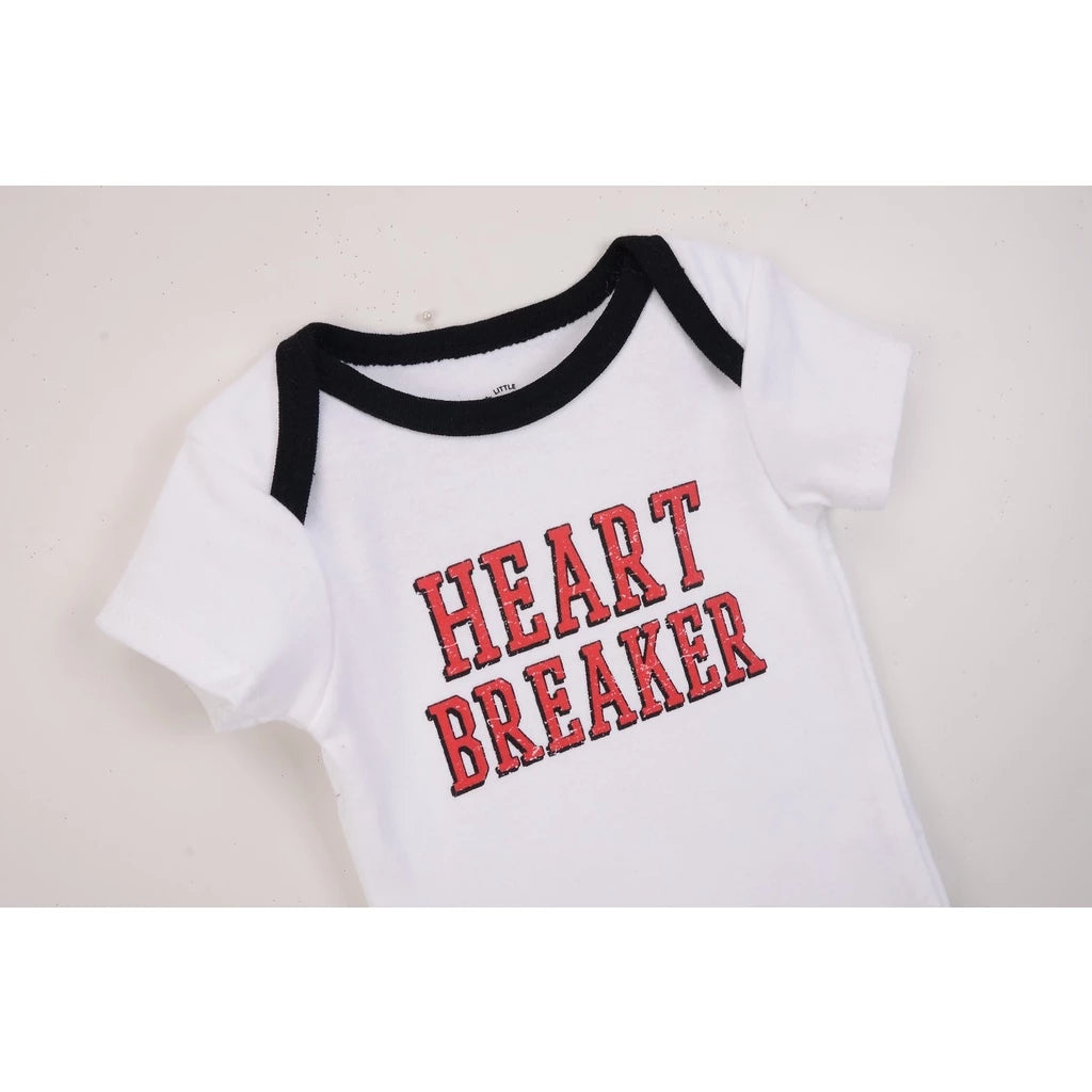 Little Treasure 3 Pack Toddler Onesies Bodysuit for Boys and Girls 72754