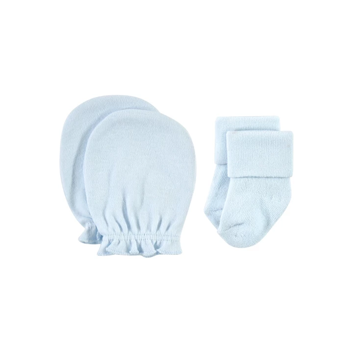 Hudson Baby 4 Piece Sock and Mitten Set (Lion/00717CH)