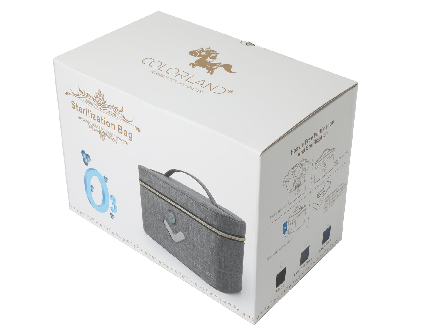 Colorland Sterilization Bag (CLD-CO110-B/ Heather Grey)