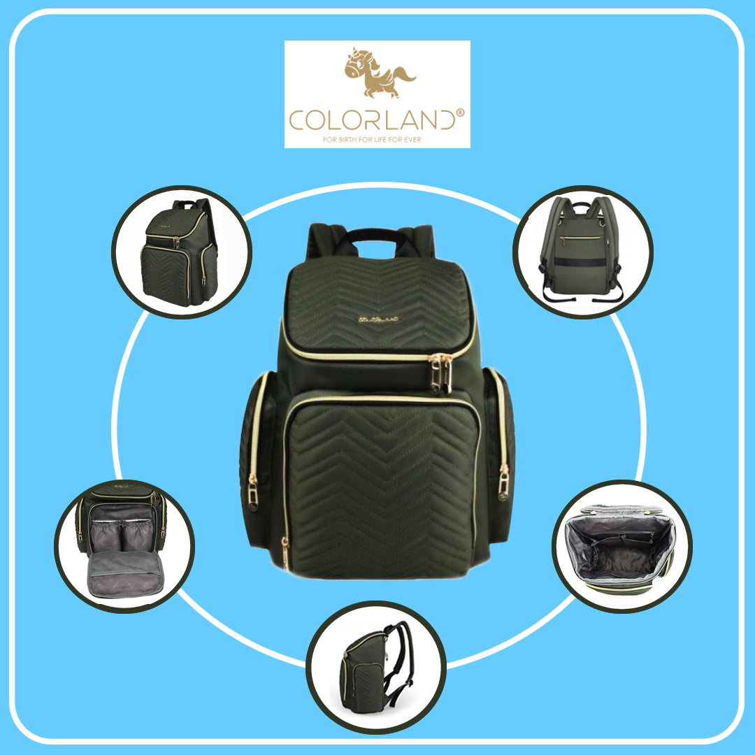 Colorland Georgia Baby Changing Backpack (BP146-B/Green)