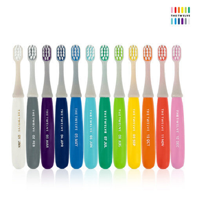 The Twelve Toddler Toothbrush in Vivid Color 12 pcs (1-3 years old)