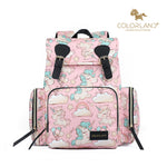Load image into Gallery viewer, Colorland Mommy Diaper Backpack (BP235-F/Pink Unicorn)
