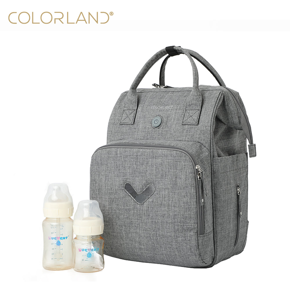 Colorland Backpack with Sterilizing Function using Ozone and Innovative Air Purification Technology (BP160-B/Gray)