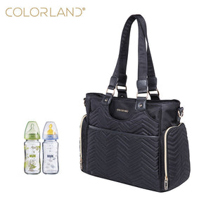 Colorland Mommy Diaper Tote Bag (TT313-A/Black)