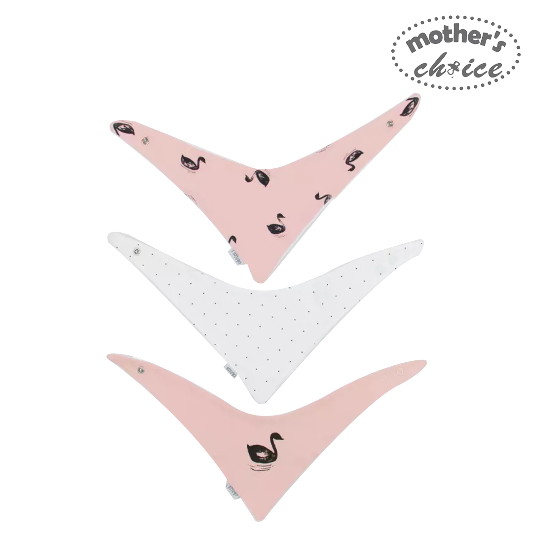Mother's Choice 3 Pack Reversible Bandana Bib (IT11677)