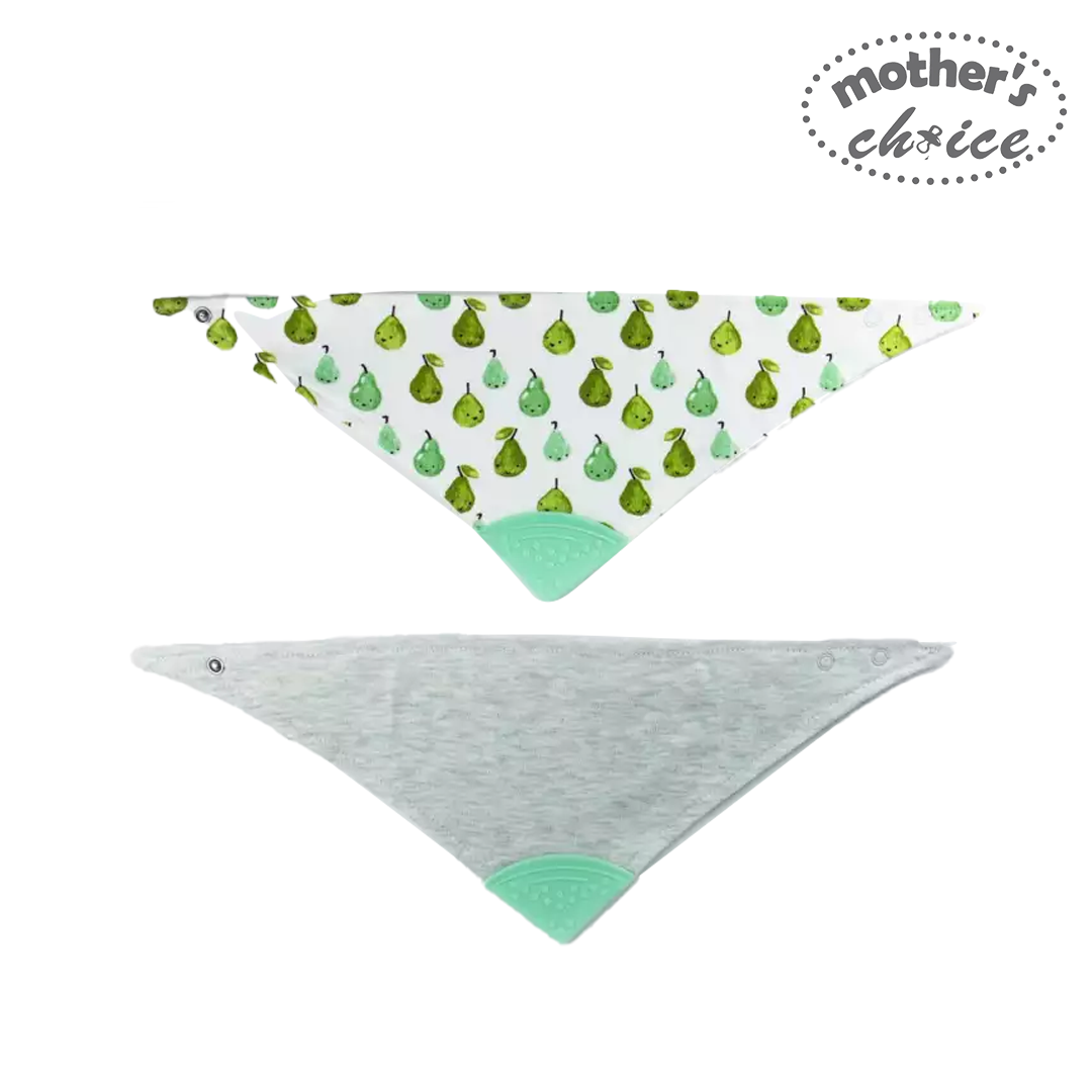 Mother's Choice 2 Pack Reversible Teething Bib (IT1237)