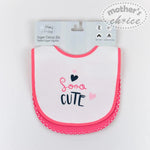 Load image into Gallery viewer, Mother&#39;s Choice 2 Pack Super Cotton Bib (IT1324/So Cute)

