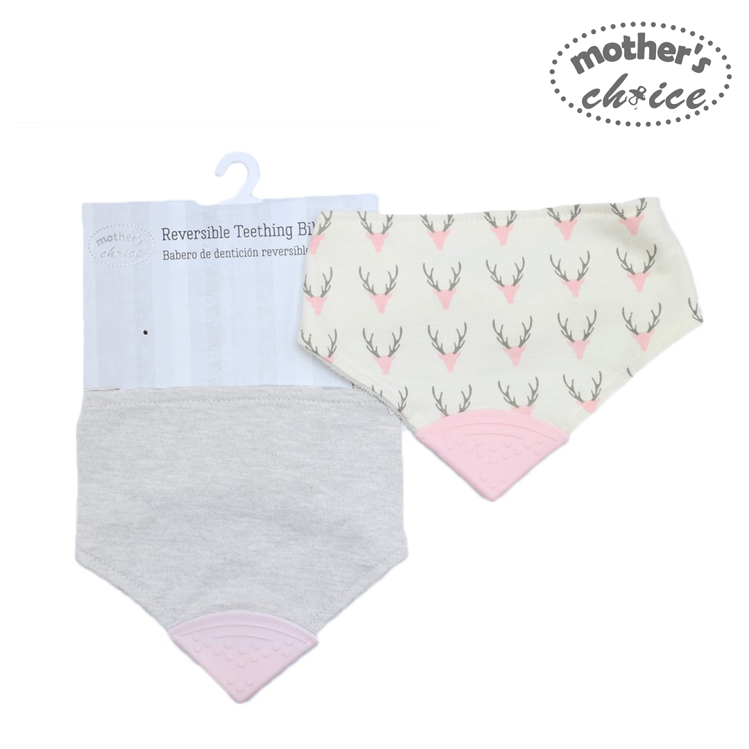 Mother's Choice 2 Pack Bandana Teether Bib (IT1363)