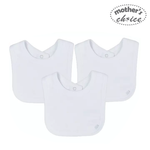 Load image into Gallery viewer, Mother&#39;s Choice White Collection Bib 3 Pack Daily Essentials (IT2058)
