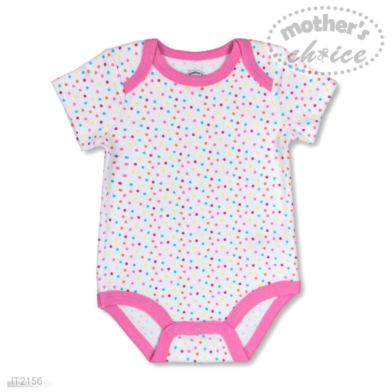 Mother's Choice 5 Pack Short Sleeve Onesie (Smile and Giggle/IT2156)