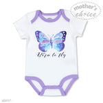 Load image into Gallery viewer, Mother&#39;s Choice 5 Pack Short Sleeve Onesie (Born to Fly/ IT2157)
