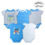 Load image into Gallery viewer, Mother&#39;s Choice 5 Pack Short Sleeve Onesie (Space Baby/IT2492)
