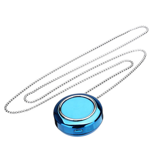 Personal Air Purifier Necklace less 60% off -Blue Silver Lining