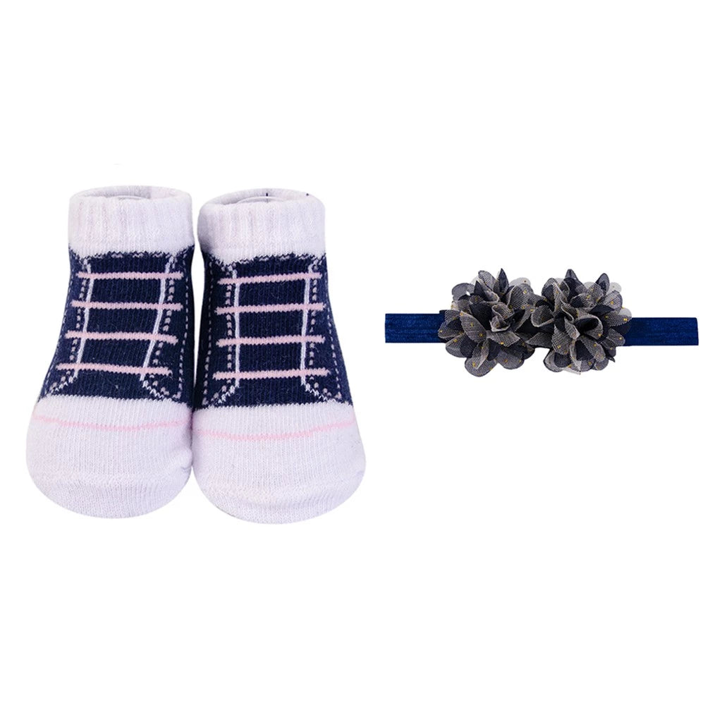 BEBE Comfort Baby 2-Piece Headband and Socks Set SP71040
