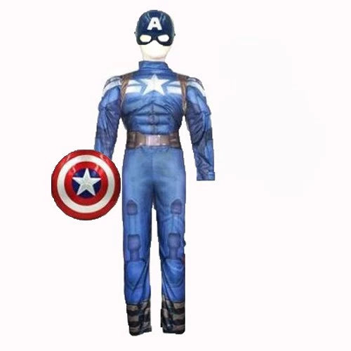 Captain America Winter Soldier Deluxe Stealth Child SuperHero Costume