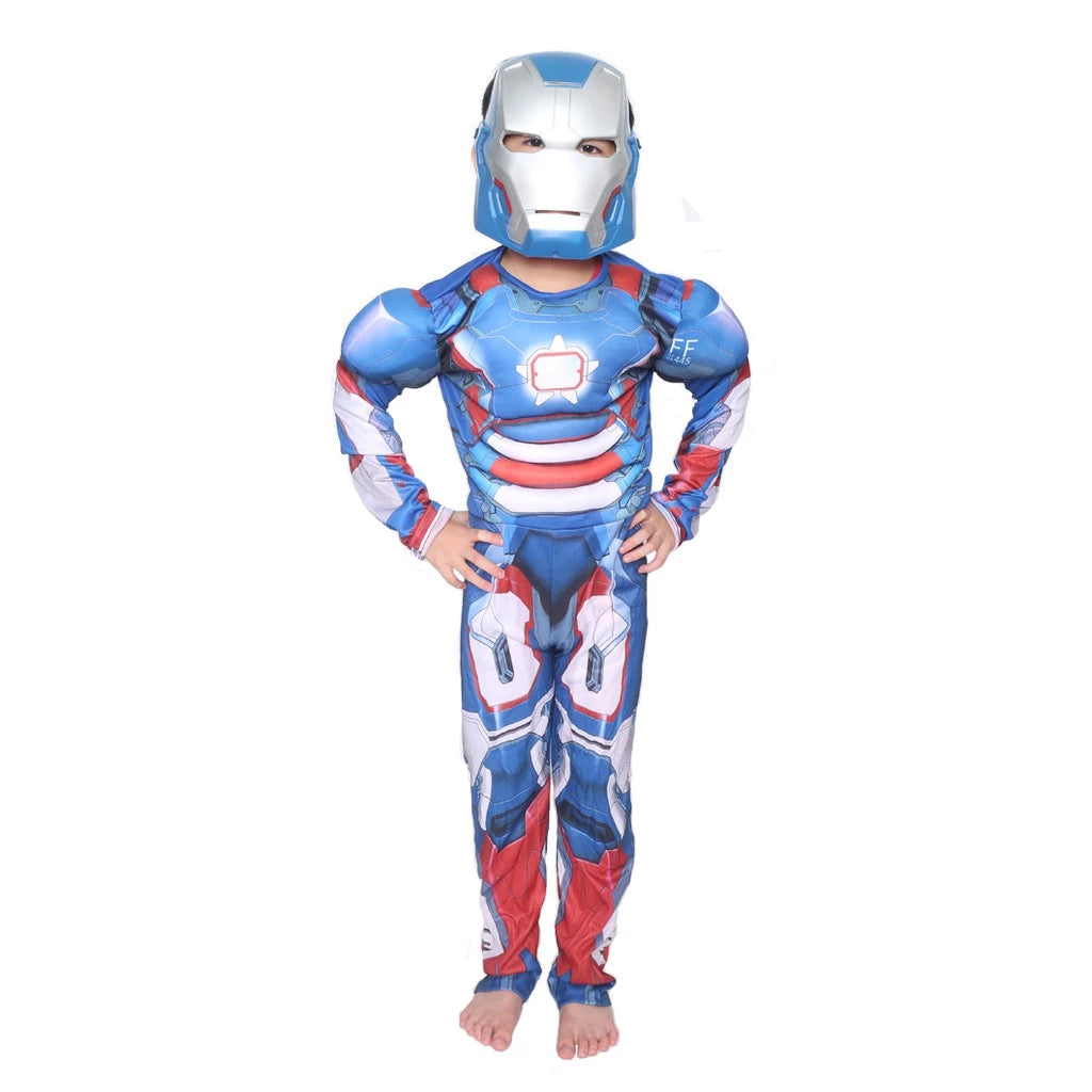 Superhero Padded War Machine Costume for Kids