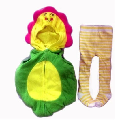 Baby Animal Costume Flower 2-Piece Set (50% Off)