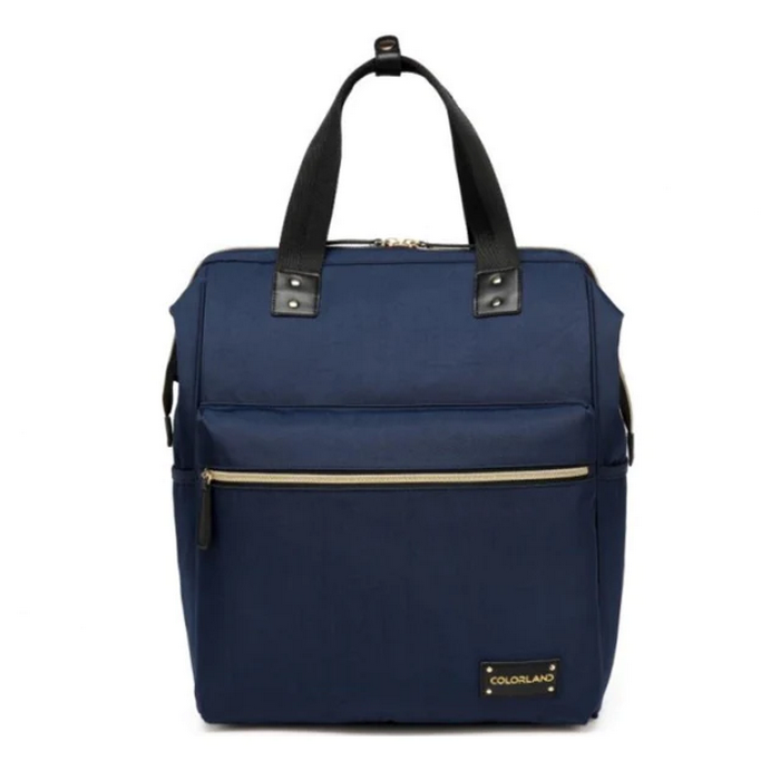 Colorland Zara Baby Changing Backpack (BP124-F/Navy Blue)