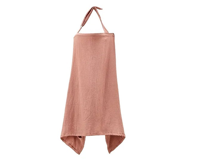 Infancie Organic Muslin Nursing Cover with Storage Pouch