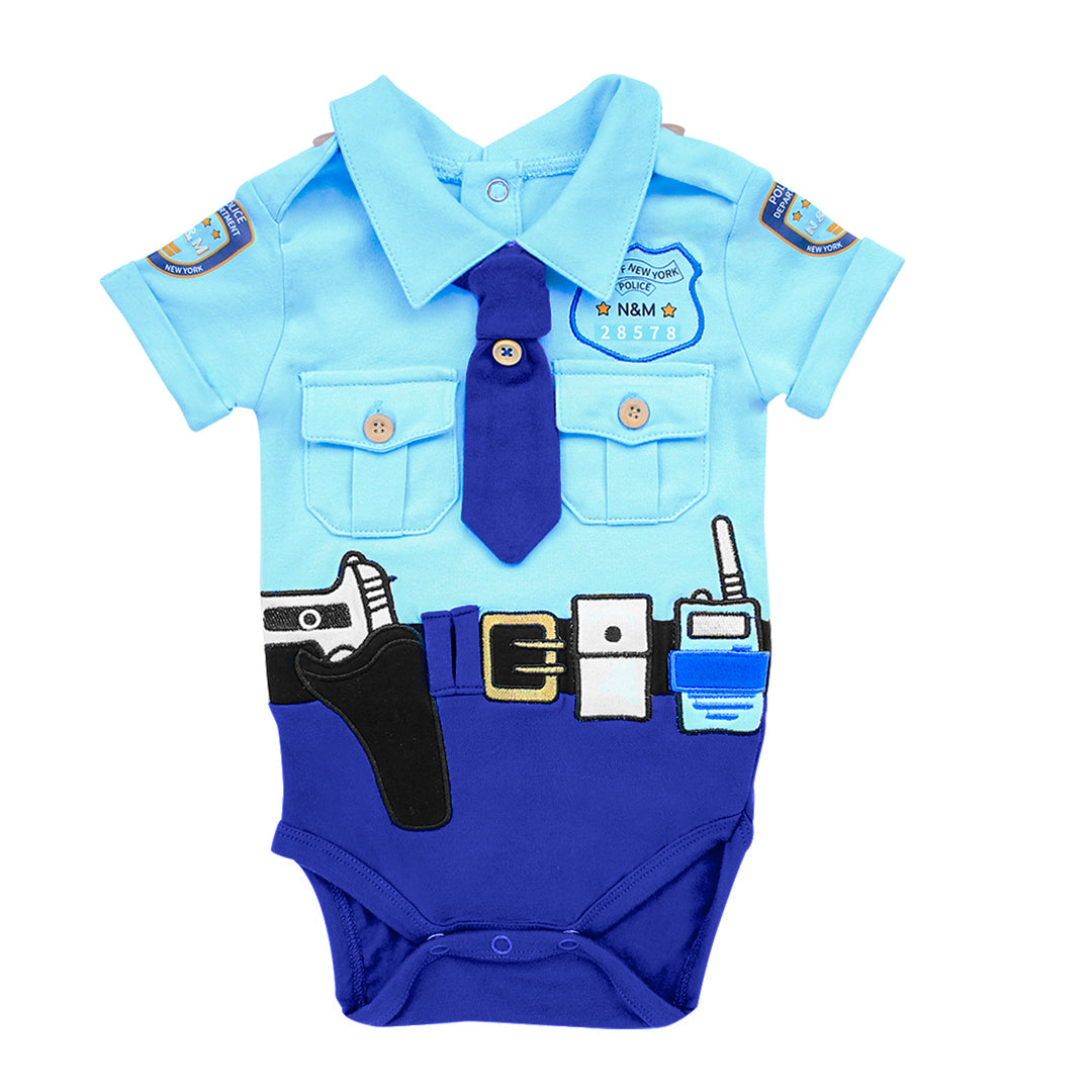 Little Crew The Policeman Onesie with Hat