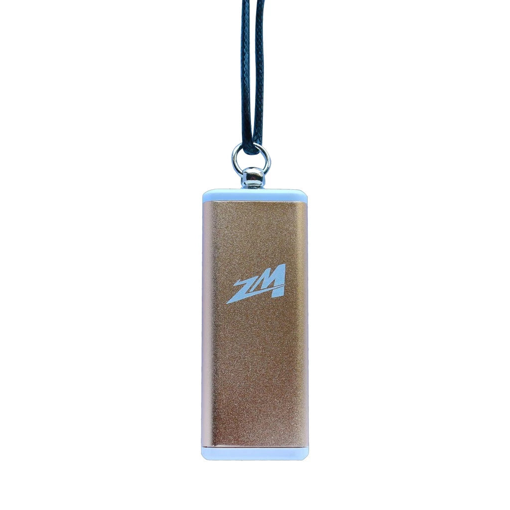 ZM Anion Portable Air Purifier Necklace less 60% off - Gold
