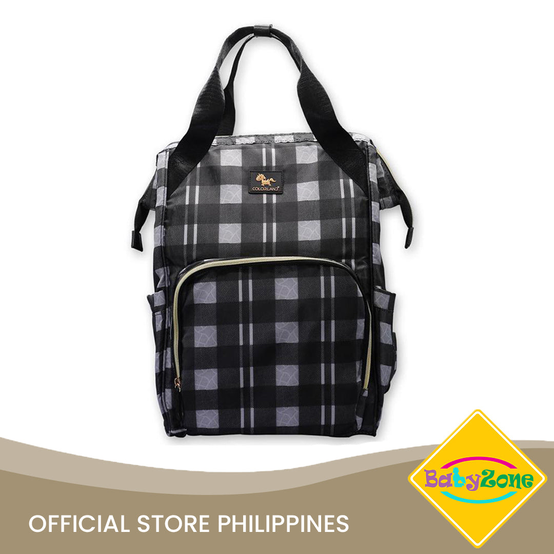 Colorland Bolide Baby Changing Backpack (BP156-C/Checkered)