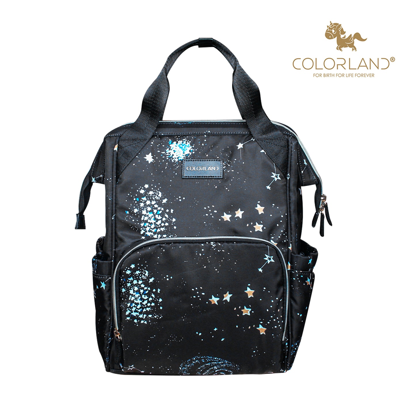 Colorland Bolide Baby Changing Backpack (BP156-C2/Bright Stars)