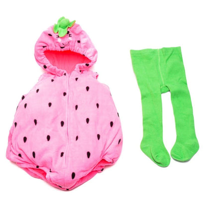 Baby Animal Costume Strawberry 2-Piece Set (50% Off) - 24M