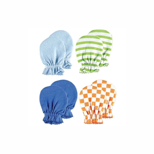 Luvable Friends Newborn Baby 4 pieces Scratch Mittens 34705