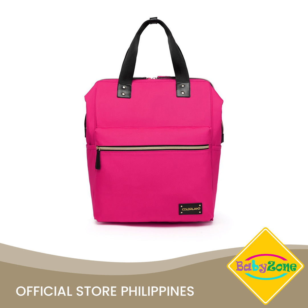 Colorland Zara Baby Changing Backpack (BP124-H/Pink )