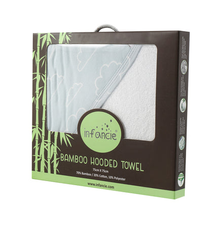 Infancie Bamboo Hooded Towel - (Mint/IT4718)