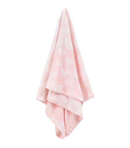 Infancie 2 Pieces Bamboo Jersey Wrap (IT5011/Pink)