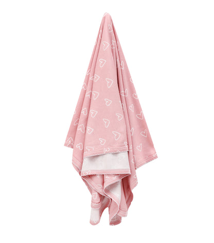 Infancie 2 Pieces Bamboo Jersey Wrap (IT5011/Pink)