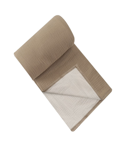 Infancie Muslin Double Sided Muslin Blanket - Sand