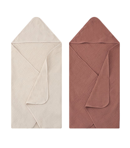 Infancie Muslin Hooded Baby Towels (IT5378)