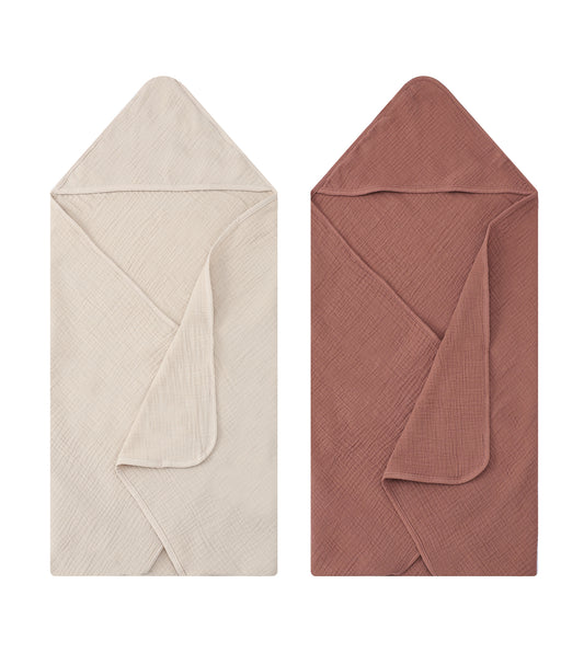 Infancie Muslin Hooded Baby Towels (IT5378)