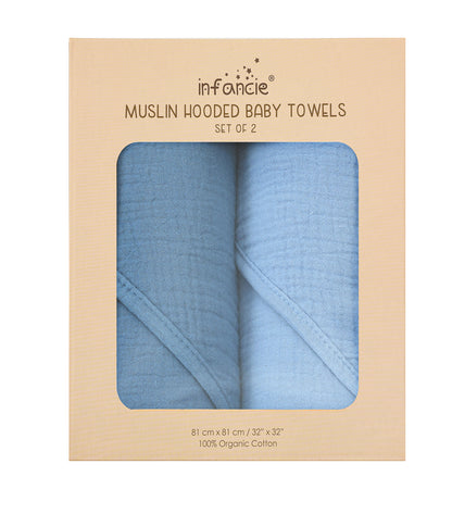 Infancie Muslin Hooded Baby Towels (IT5380)