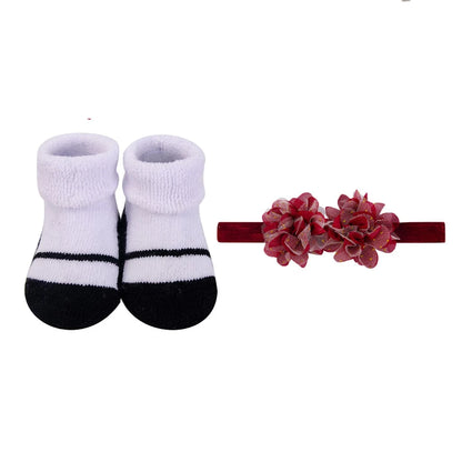 BEBE Comfort Baby 2-Piece Headband and Socks Set SP71039
