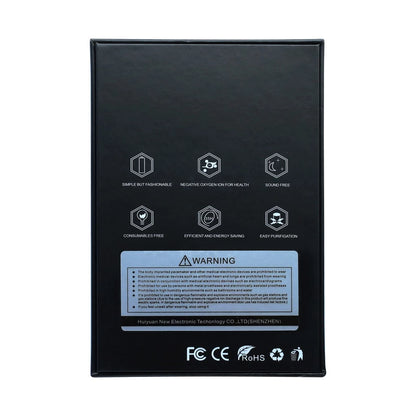 ZM Anion Portable Air Purifier Necklace less 60% off - Gold