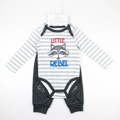 Mother's Choice Baby 4 Piece Set - Bodysuit, Pants, Hat and Socks - IT1167