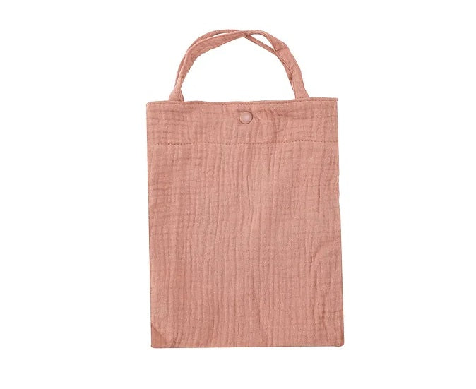 Infancie Organic Muslin Nursing Cover with Storage Pouch