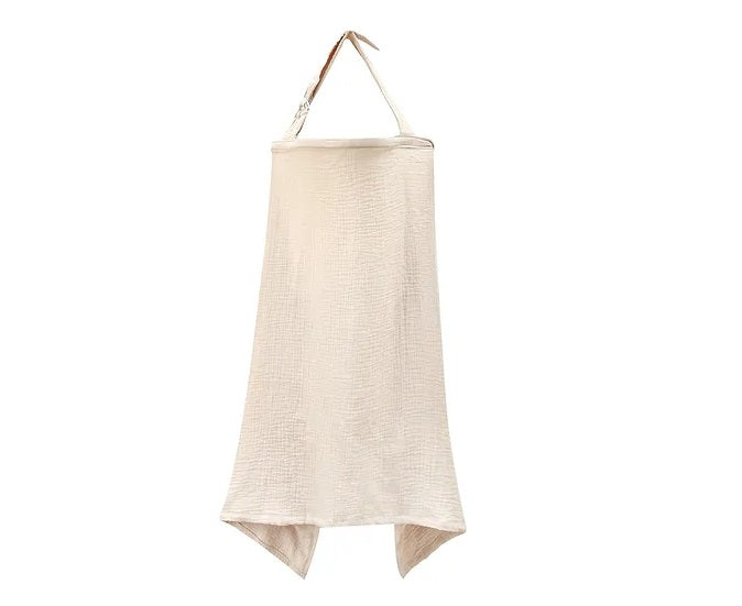 Infancie Organic Muslin Nursing Cover with Storage Pouch