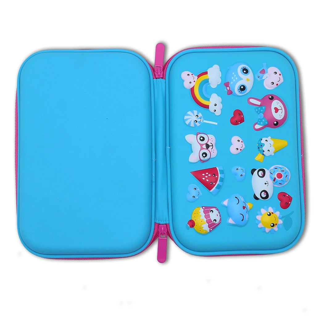 3D Pencil Case EVA Hard Top Shell Pets Love Desserts PC64