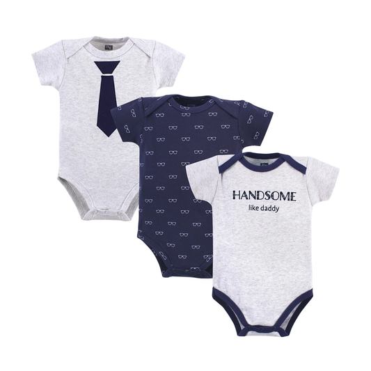 Hudson Baby 3 Pack Onesies Bodysuit (57530)