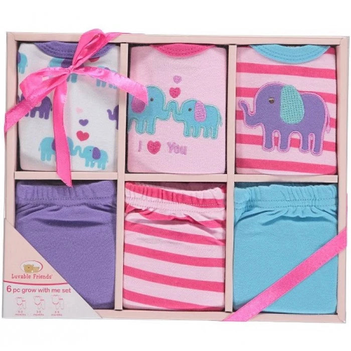 Luvable Friends Grow With Me Girl Set 07156